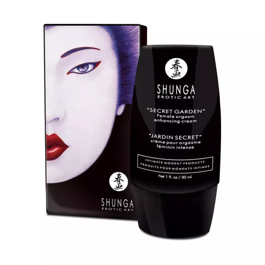 Shunga Secret Garden stimuliuojamasis kremas moterims, 30 ml