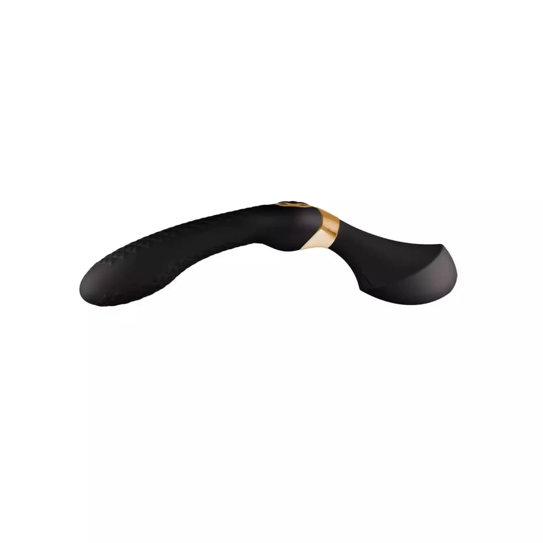 Shunga ZOA Black intymus kelių zonų vibracinis masažuoklis 27 cm