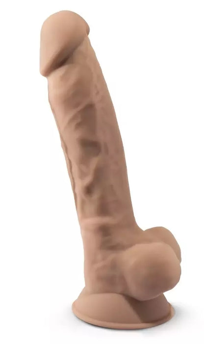 SilexD Model 1 lankstus intymus prietaisas su silikono danga 18,8 cm, smėlio spalvos