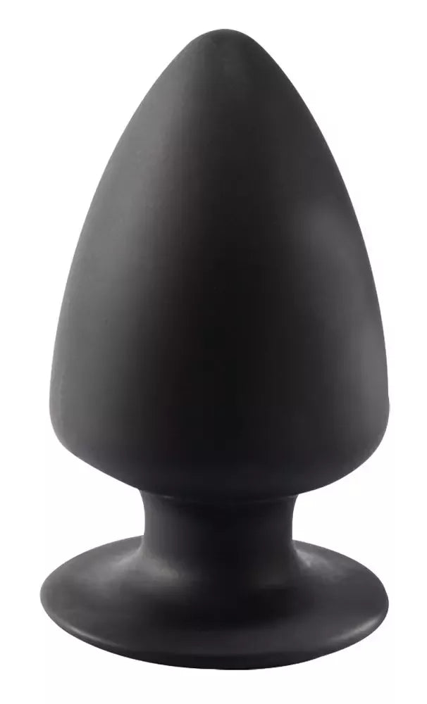 SilexD Premium Silicone Plug L – temperatūriniai pojūčiai, 13 cm, juodas