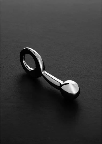 Sinner Gear nerūdijančio plieno analinis kamštis 27 mm, ergonomiškas dizainas