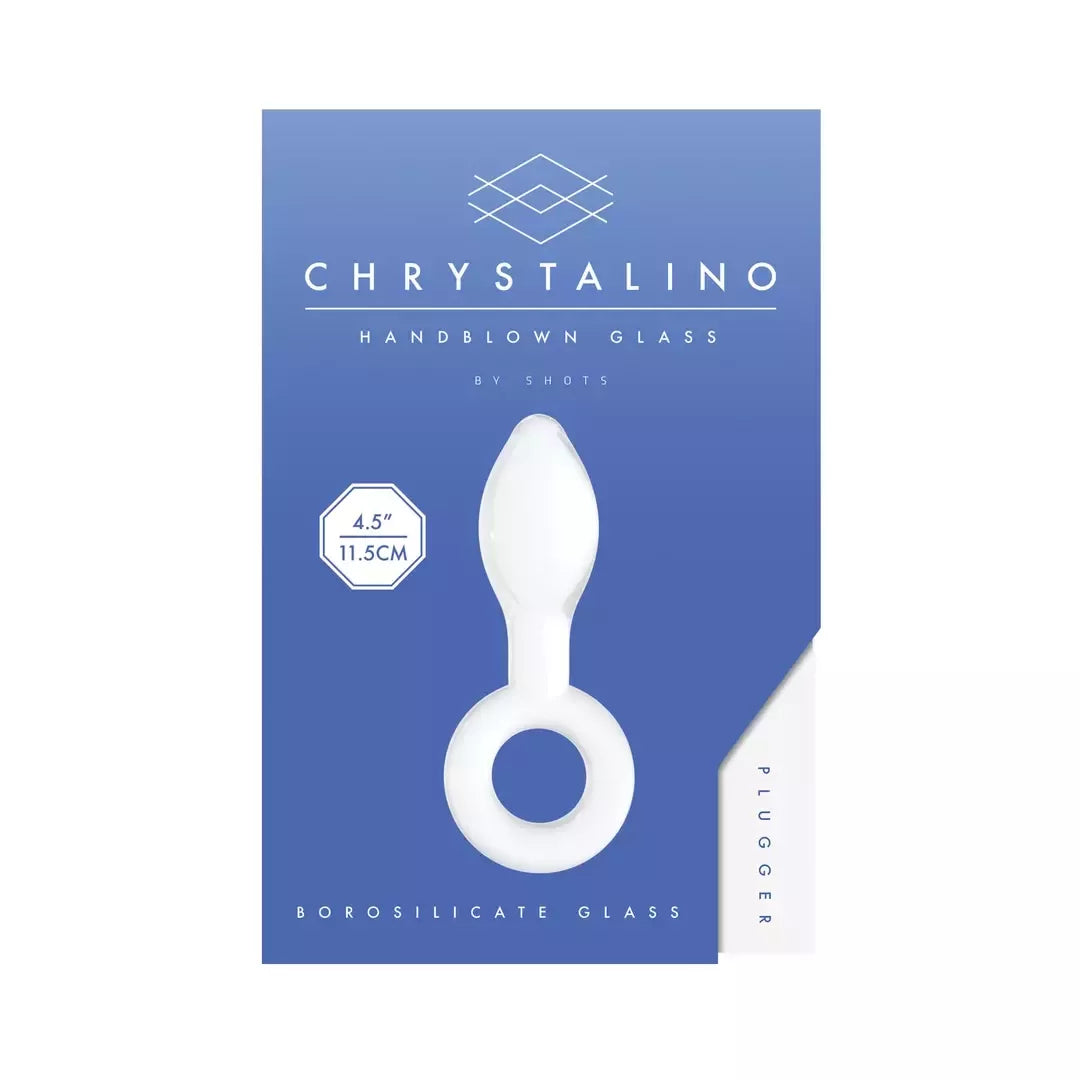 Sinner Gear Plugger Glass Anal Plug – anatominis borosilikatinis modelis