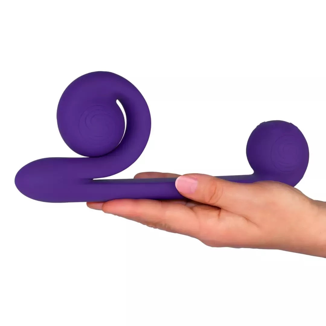 Snail Vibe Purple daugiafunkcis silikoninis intymus prietaisas