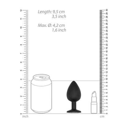 SONO Model No.91 intymus silikoninis kaištis su judėjimo sistema 9,5 cm juodas