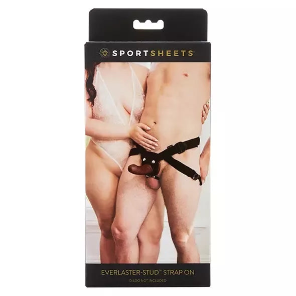 Sportsheets Everlaster Stud Harness – reguliuojamo komforto sistema, juoda