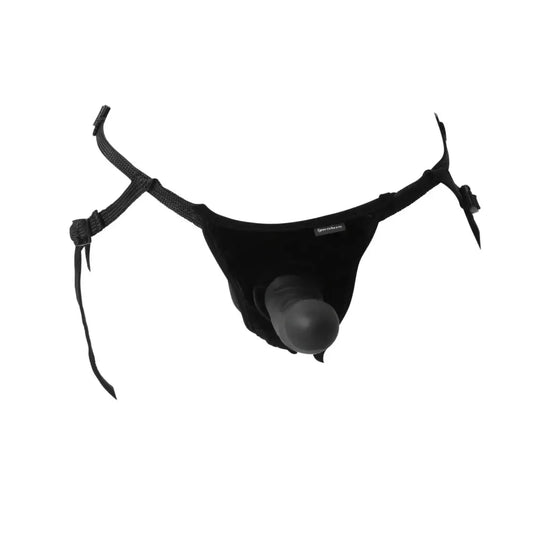 Sportsheets Everlaster Wishbone reguliuojami diržai, juodi, maks. klubų apimtis 69" (175,3 cm)