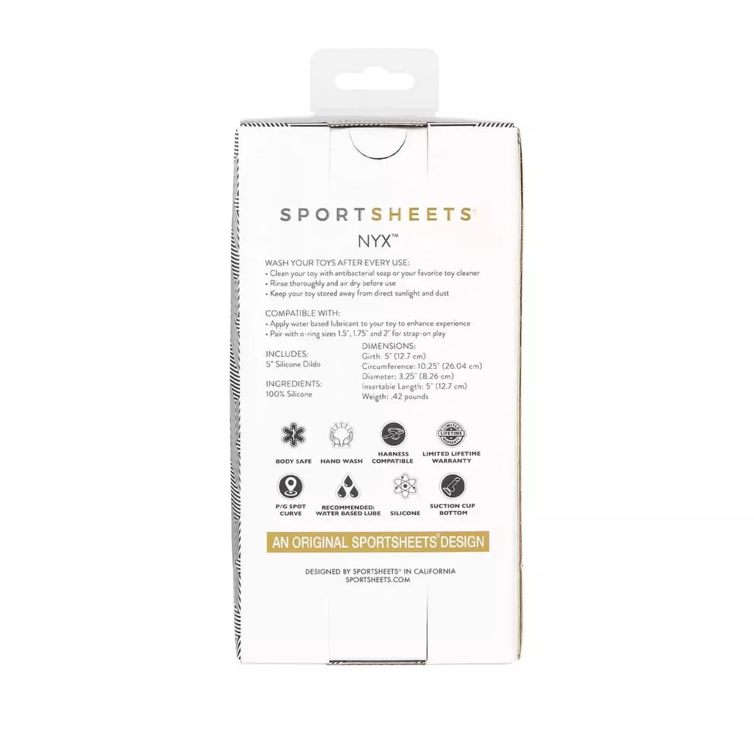 Sportsheets Nexus Nyx Coral silikoninis intymus įrenginys 15,2 cm su siurbtuku