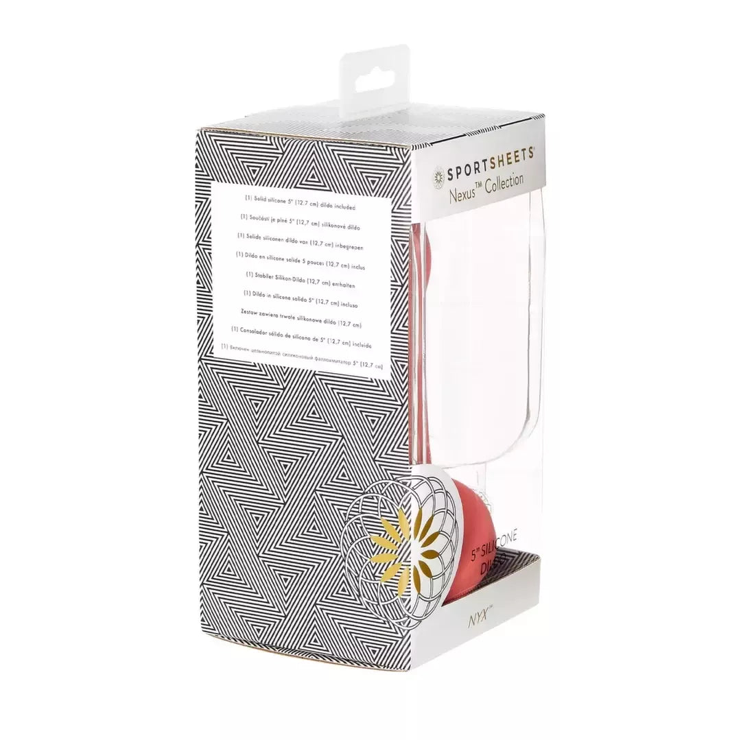 Sportsheets Nexus Nyx Coral silikoninis intymus įrenginys 15,2 cm su siurbtuku