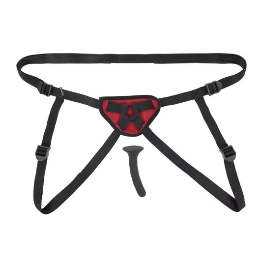 Sportsheets Saffron Silicone Set – reguliuojami diržai ir plonas intymus aksesuaras