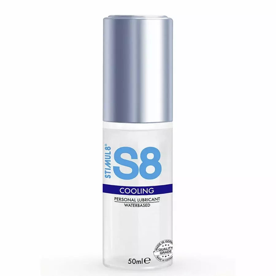 STIMUL8 S8 vėsinantis intymusis gelis vandens pagrindu, 50 ml, be parabenų