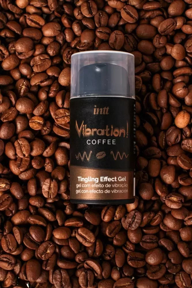 Stimuliuojantis gelis intt Vibration Coffee 15 ml su šildomuoju poveikiu
