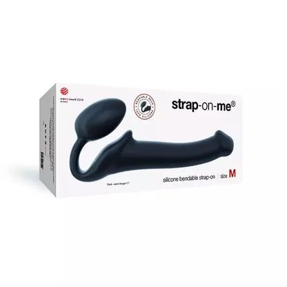 Strap-On-Me Bendable Intimate System Black M dydžio, apdovanojimus pelnęs dizainas