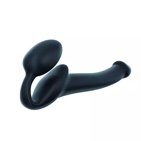 Strap-On-Me Bendable Intimate System Black M dydžio, apdovanojimus pelnęs dizainas
