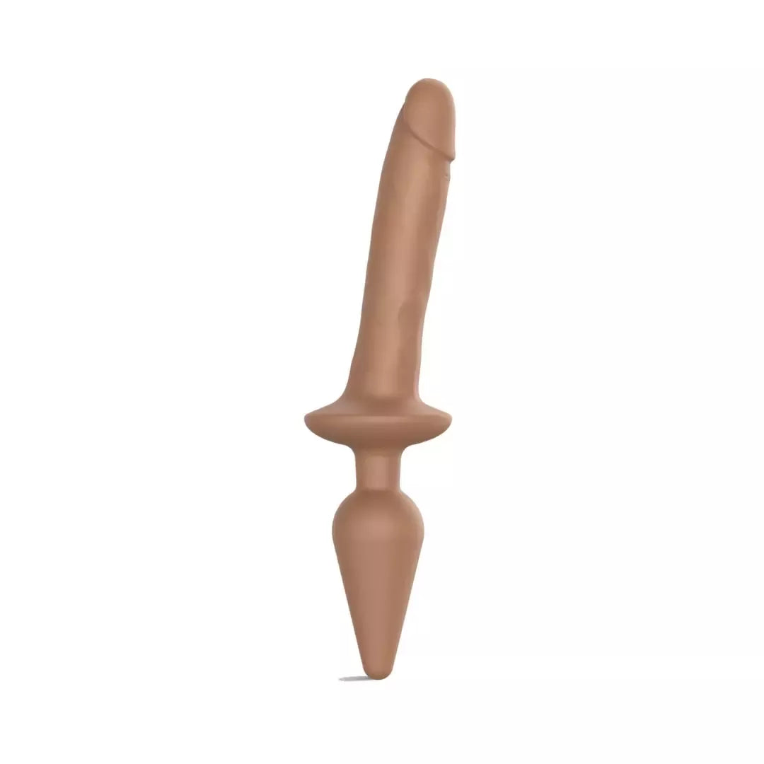 Strap-On-Me Switch Plug-In Caramel L - Anatominė silikoninė intymi sistema