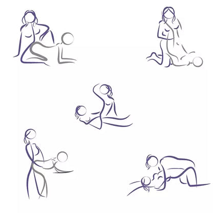 Strap-On-Me Vibrating Bendable System M Violetinė – 3 varikliai, nuotolinio valdymo pultas, silikoninis