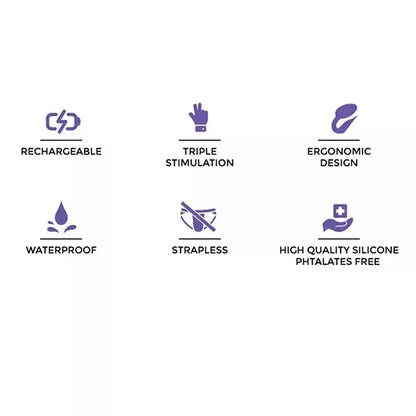 Strap-On-Me Vibrating Bendable System M Violetinė – 3 varikliai, nuotolinio valdymo pultas, silikoninis