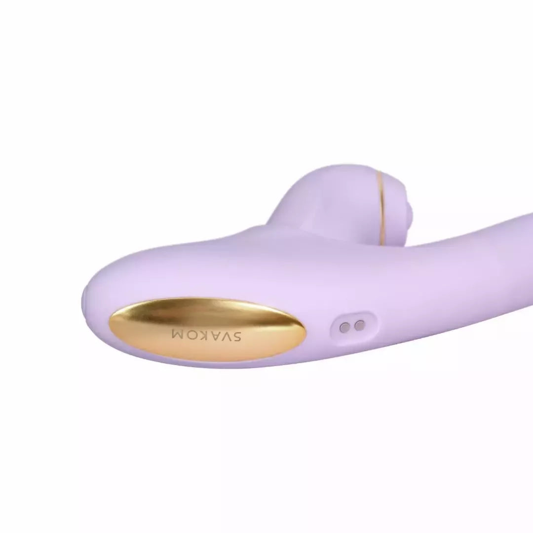 Svakom DuoGlow programėle valdomas intymus įrenginys, violetinis, 2-in-1 šildymo sistema