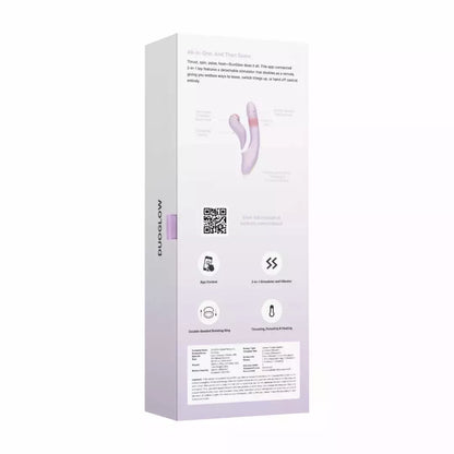 Svakom DuoGlow programėle valdomas intymus įrenginys, violetinis, 2-in-1 šildymo sistema