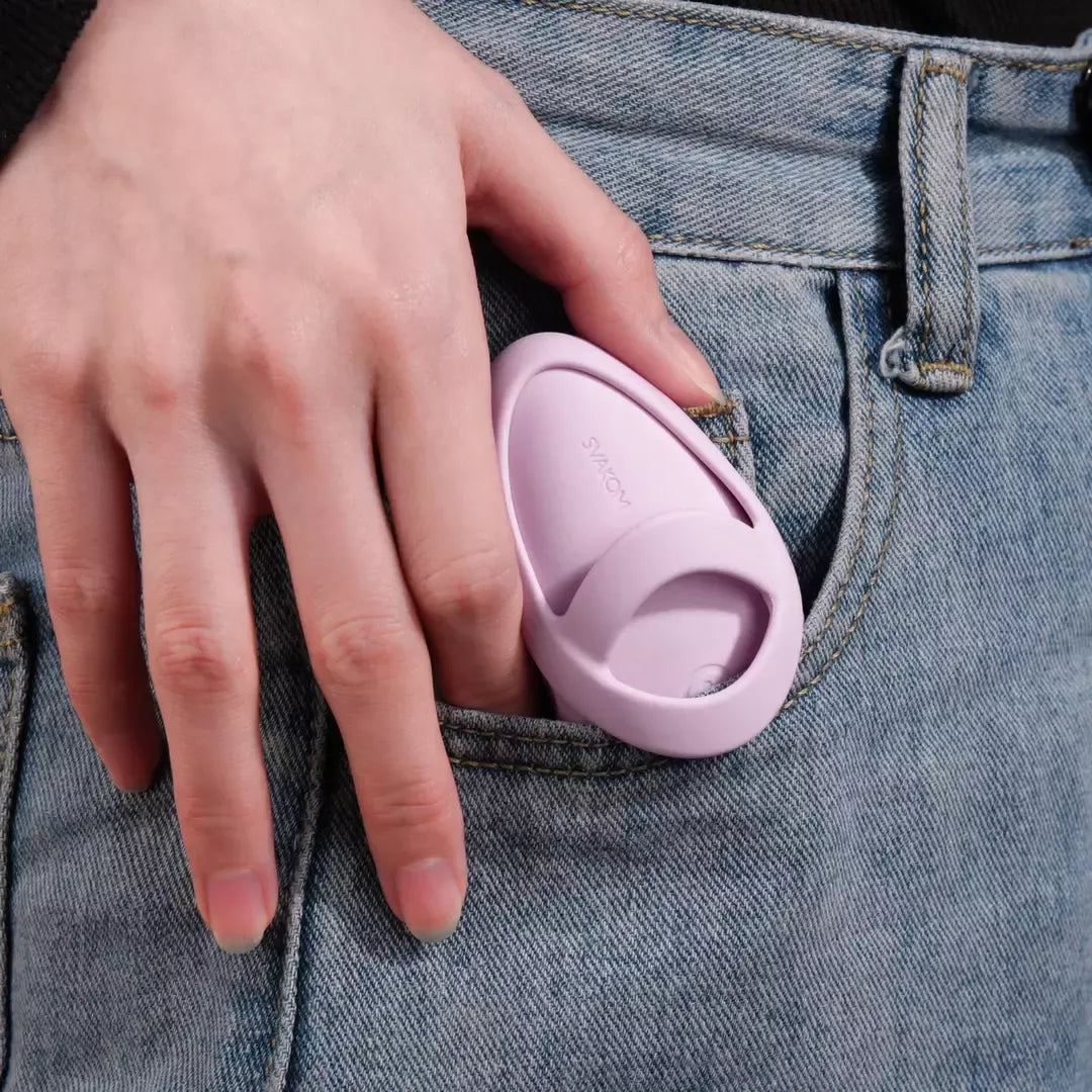 Svakom Echo 2 Pink Lilac išorinės vibracijos ir šildymo prietaisas
