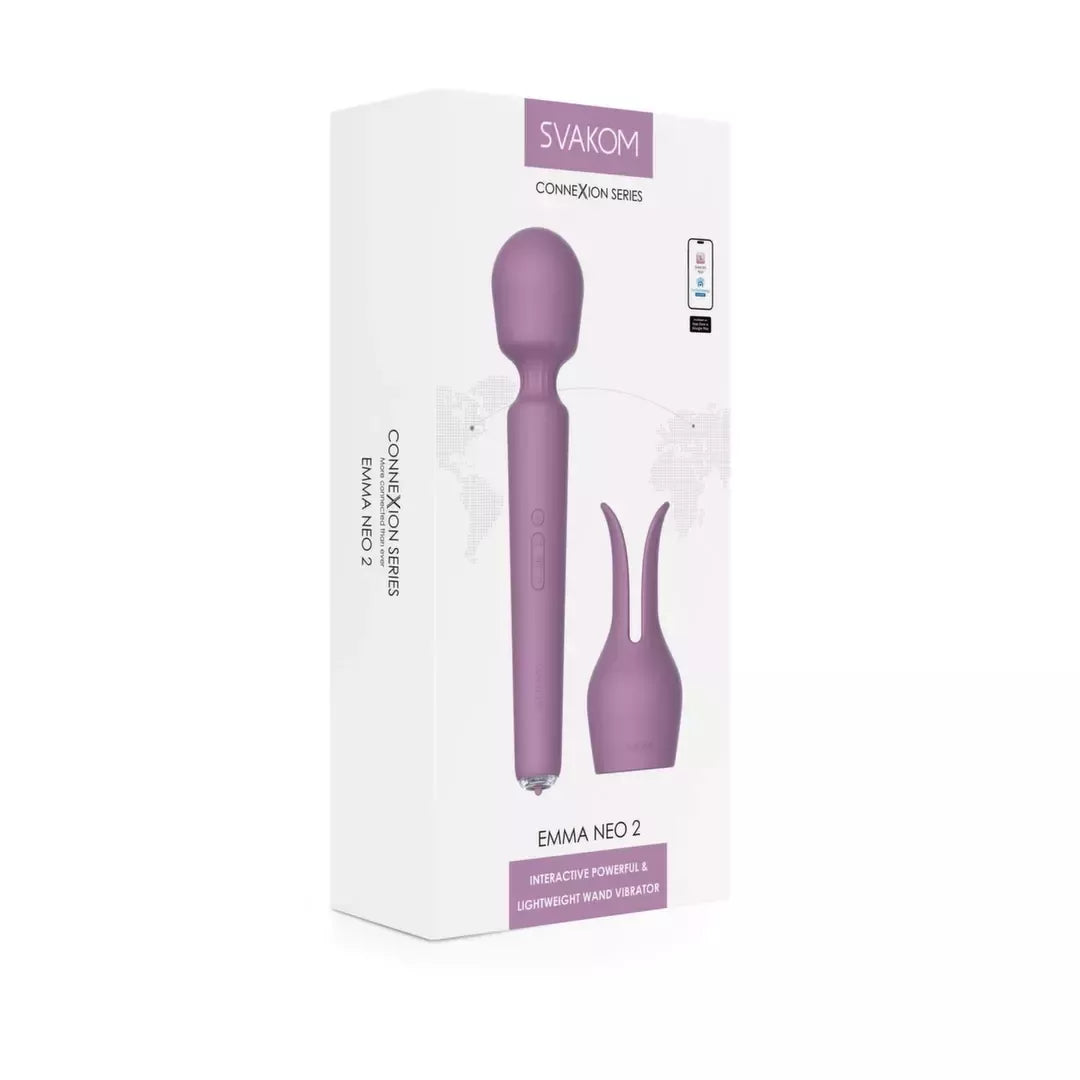 Svakom Emma Neo 2 Pink – programėle valdomas šildomas vibro masažuoklis