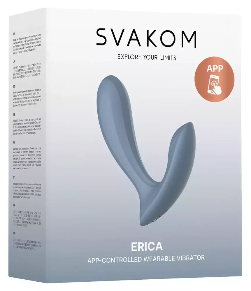 SVAKOM Erica Blue įkraunama nešiojama vibruojanti sistema