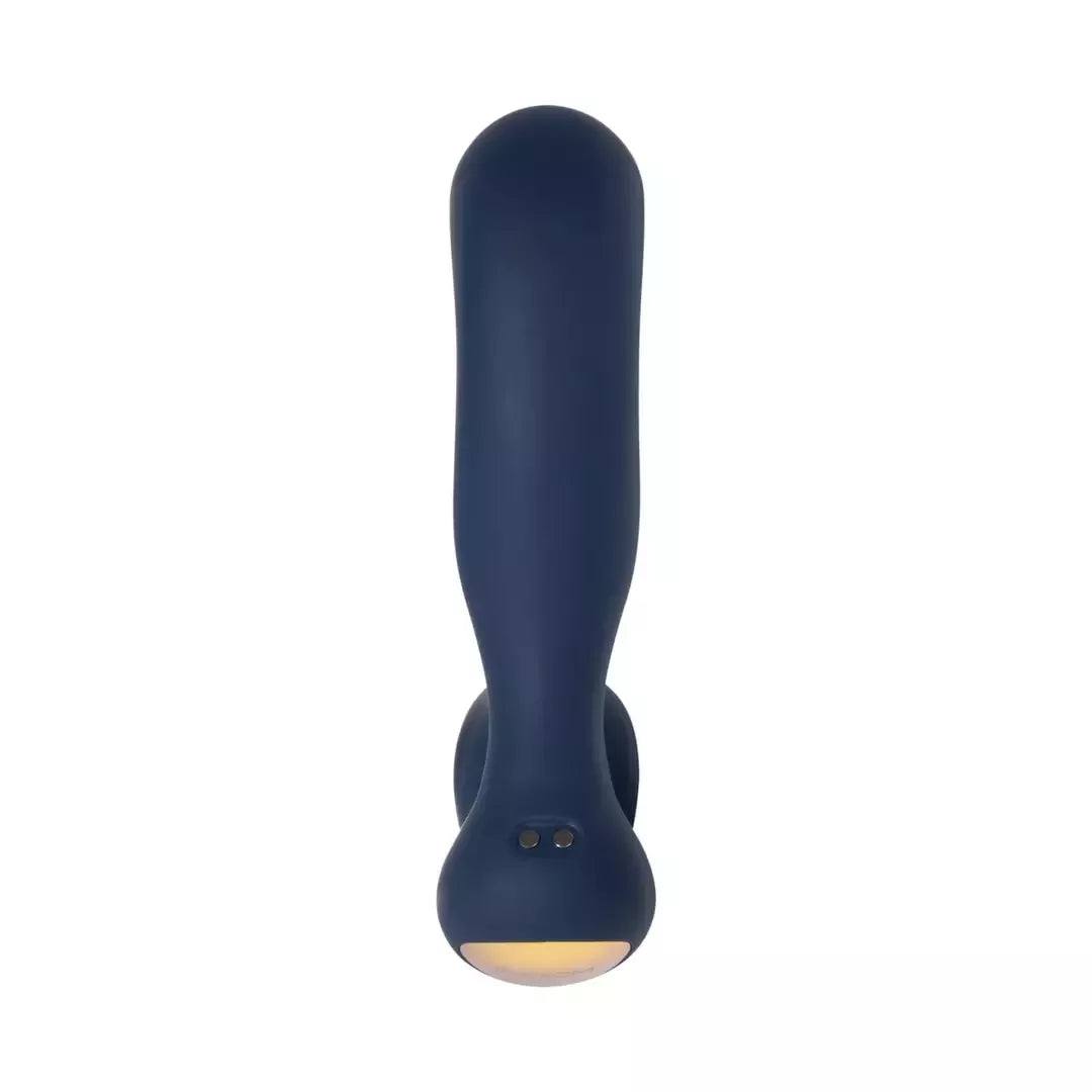 SVAKOM Iker Neo Navy Blue – interaktyvus pulsuojantis prostatos ir tarpvietės masažuoklis