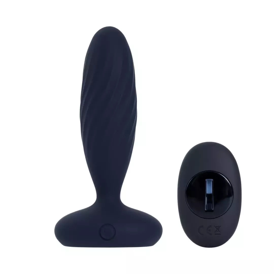 Svakom Jordan Navy Blue – dvigubo veikimo analinis įrenginys, valdomas programėle