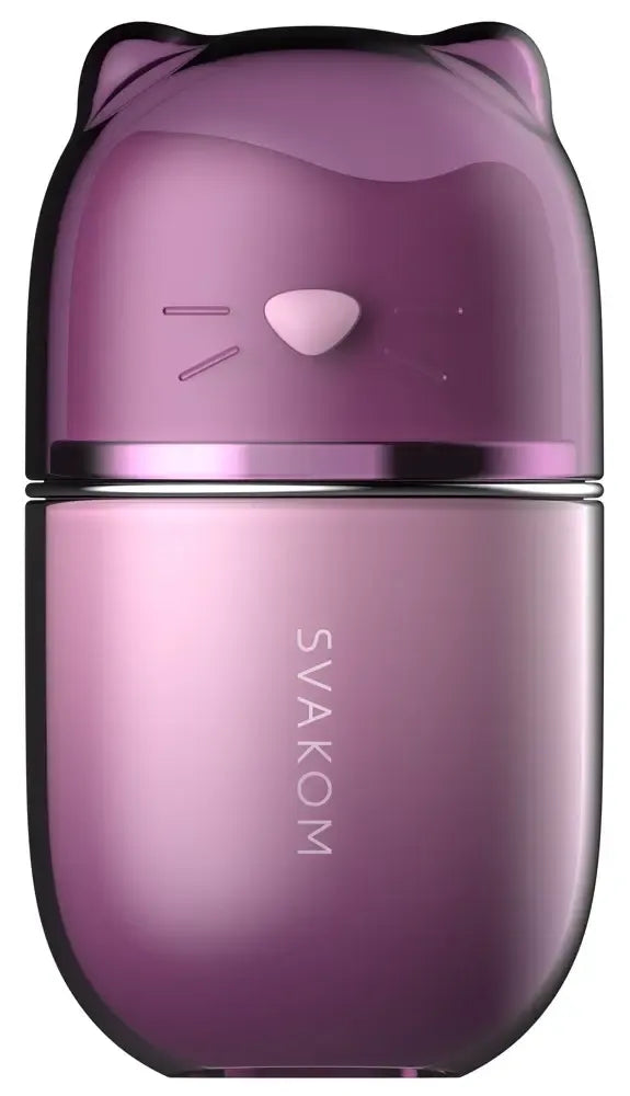 SVAKOM Klitty Dusty Lavender išorinis stimuliatorius su siurbimo ir laižymo režimais