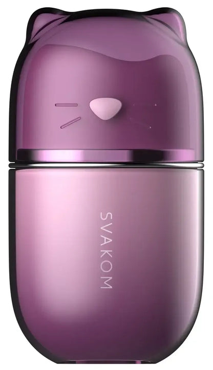 SVAKOM Klitty Dusty Lavender išorinis stimuliatorius su siurbimo ir laižymo režimais