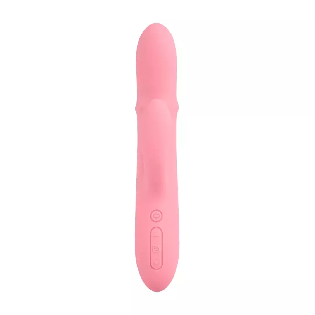 Svakom Mora Neo Peach Pink programėle valdomas intymus prietaisas 195mm