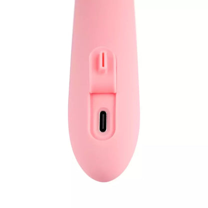 Svakom Mora Neo Peach Pink programėle valdomas intymus prietaisas 195mm