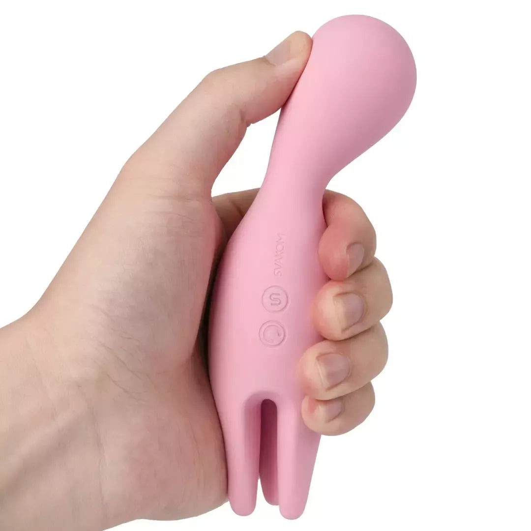 Svakom Nymph Pink – daugiafunkcis vibracinis intymus prietaisas, kompaktiškas