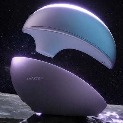 Svakom Pulse Galaxie Lilac – oro impulsų prietaisas su žvaigždžių projektoriumi