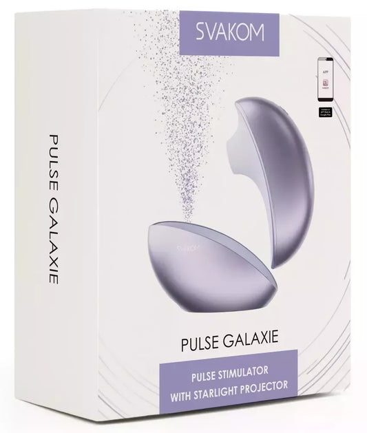 SVAKOM Pulse Galaxy Lilac – oro bangų technologija ir žvaigždžių projektorius