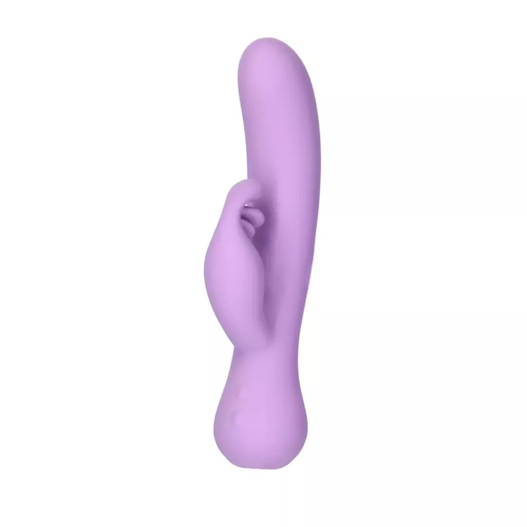 Swan Empress Swan dviejų variklių silikoninis asmeninis masažuoklis, violetinis, 21 cm