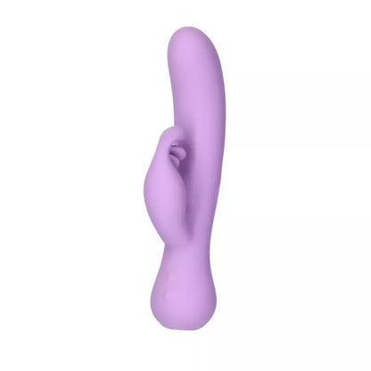 Swan Empress Swan dviejų variklių silikoninis asmeninis masažuoklis, violetinis, 21 cm