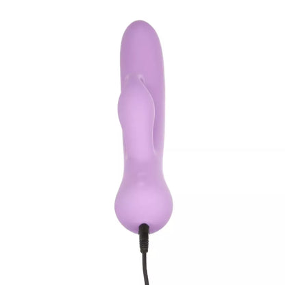 Swan Empress Swan dviejų variklių silikoninis asmeninis masažuoklis, violetinis, 21 cm