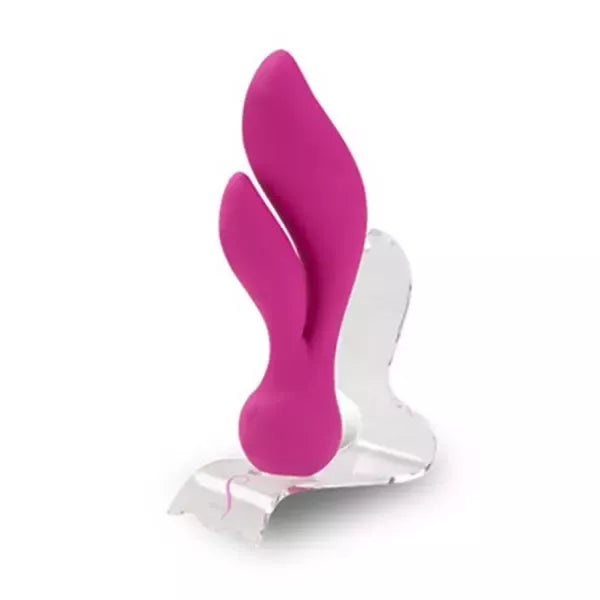 Swan Feather Pink – Dvigubo poveikio intymus prietaisas, lankstus dizainas