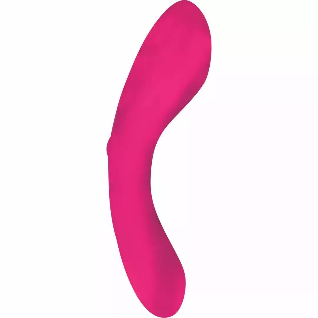 Swan Mini Swan Wand kompaktiškas dviejų variklių įkraunamas masažuoklis, rožinis