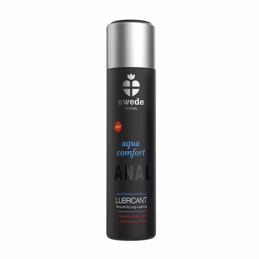 Swede Aqua Comfort Anal vandens pagrindo lubrikantas 120ml, subalansuotas pH