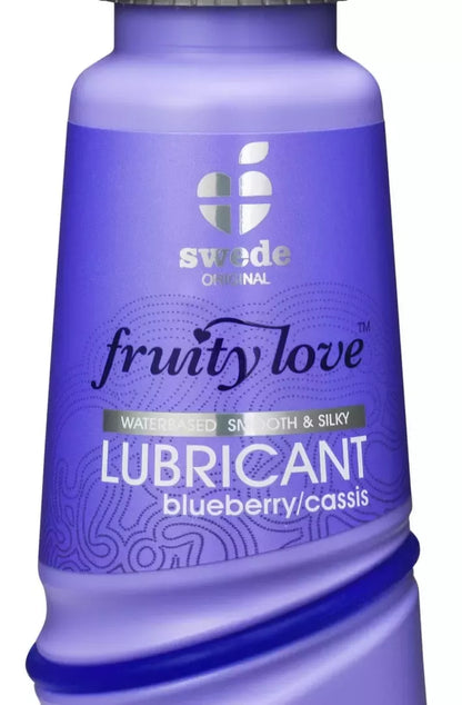 Swede Fruity Love Blueberry & Cassis lubrikantas 100ml – natūrali formulė