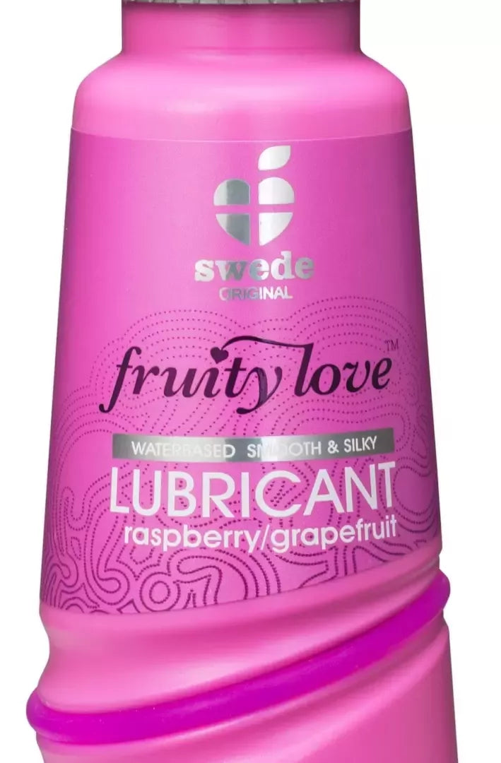 Swede Fruity Love lubrikantas, aviečių ir greipfrutų aromato, 100 ml, subalansuoto pH