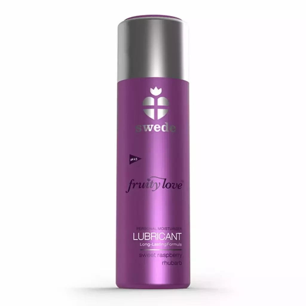 Swede Fruity Love Lubrikantas aviečių ir rabarbarų skonio 100ml vandens pagrindu