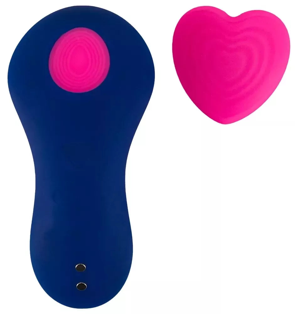 Sweet Smile RC Širdelės Formos Nešiojamas Intymus Vibratorius Rožinis 10 cm
