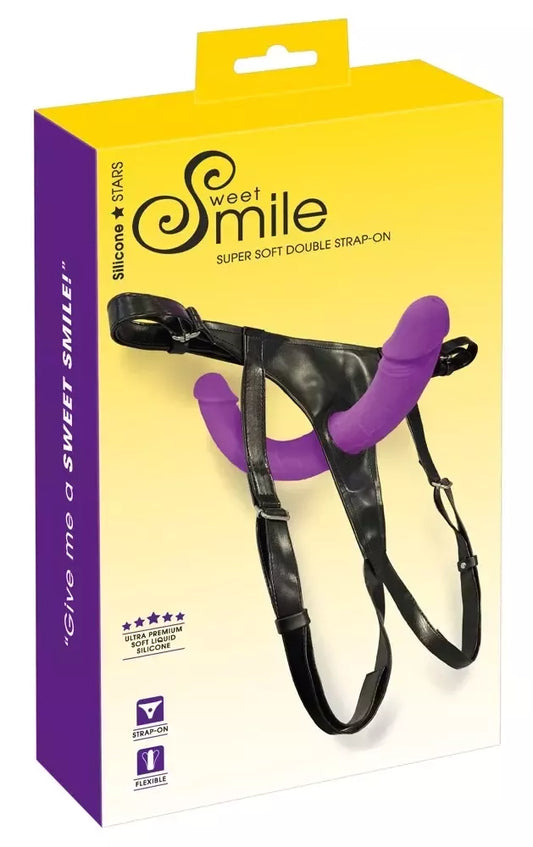 Sweet Smile Super Soft Double Wearable Intimate System iš skysto silikono