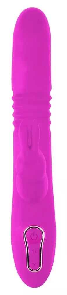 Sweet Smile Thrusting Pearl Ra Pink dvigubo veikimo intymus prietaisas, 26 cm