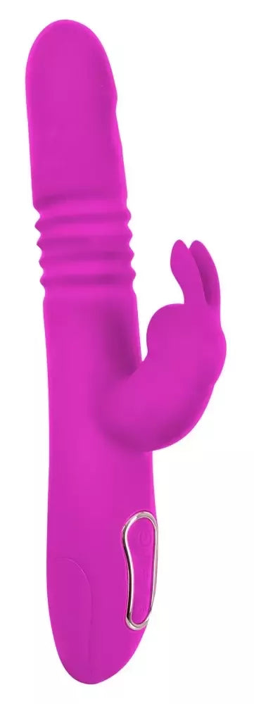 Sweet Smile Thrusting Pearl Ra Pink dvigubo veikimo intymus prietaisas, 26 cm