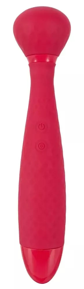 Sweet Smile Wand dvigubo poveikio masažuoklis su beldimo funkcija, 22,7 cm – juodas