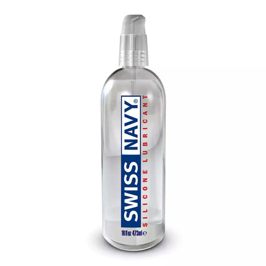 Swiss Navy aukščiausios kokybės silikoninis lubrikantas 473 ml, nelašantis buteliukas