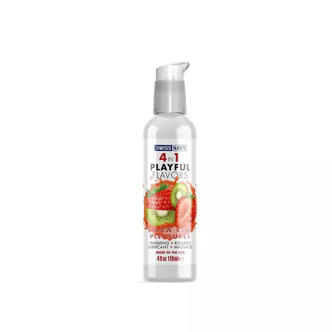 Swiss Navy lubrikantas Kiwi Pleasures 4-in-1, 118 ml, be parabenų